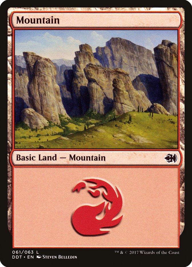 Mountain (61) [Duel Decks: Merfolk vs. Goblins] | I Want That Stuff Brandon