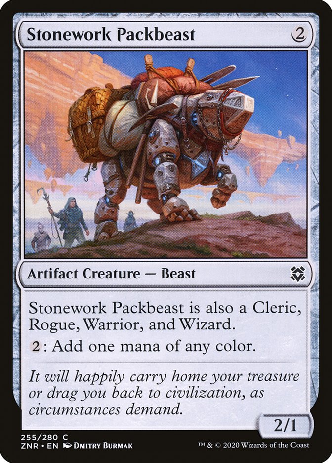 Stonework Packbeast [Zendikar Rising] | I Want That Stuff Brandon