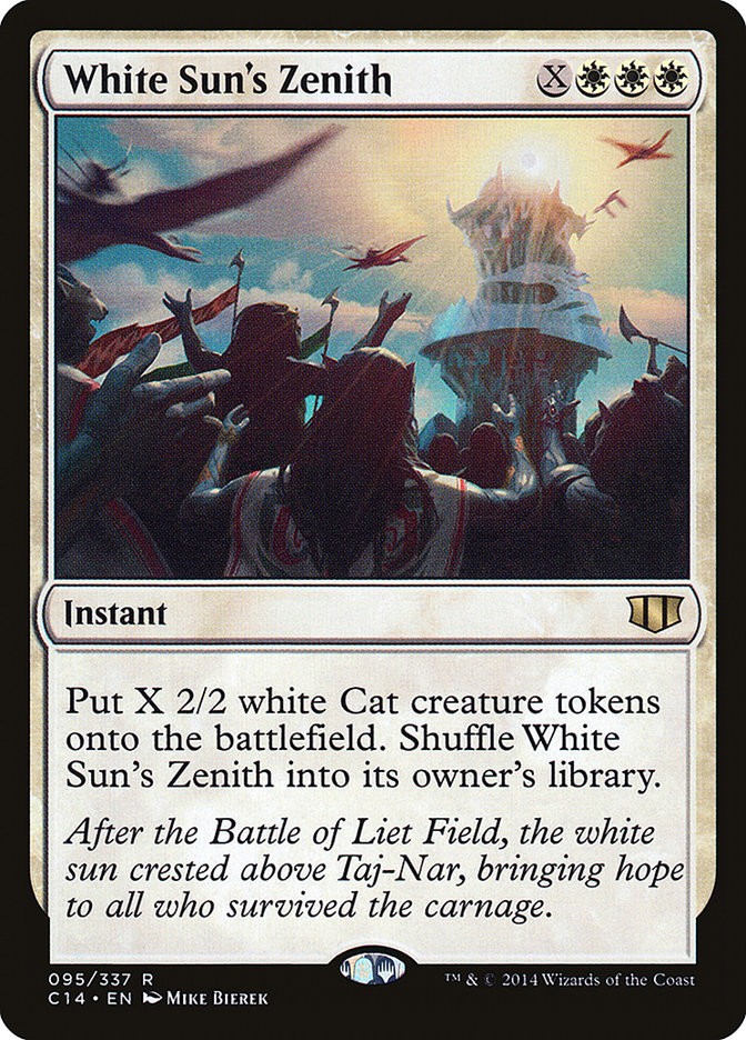 White Sun's Zenith [Commander 2014] | I Want That Stuff Brandon