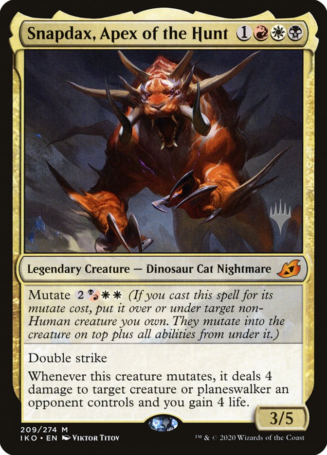 Snapdax, Apex of the Hunt (Promo Pack) [Ikoria: Lair of Behemoths Promos] | I Want That Stuff Brandon