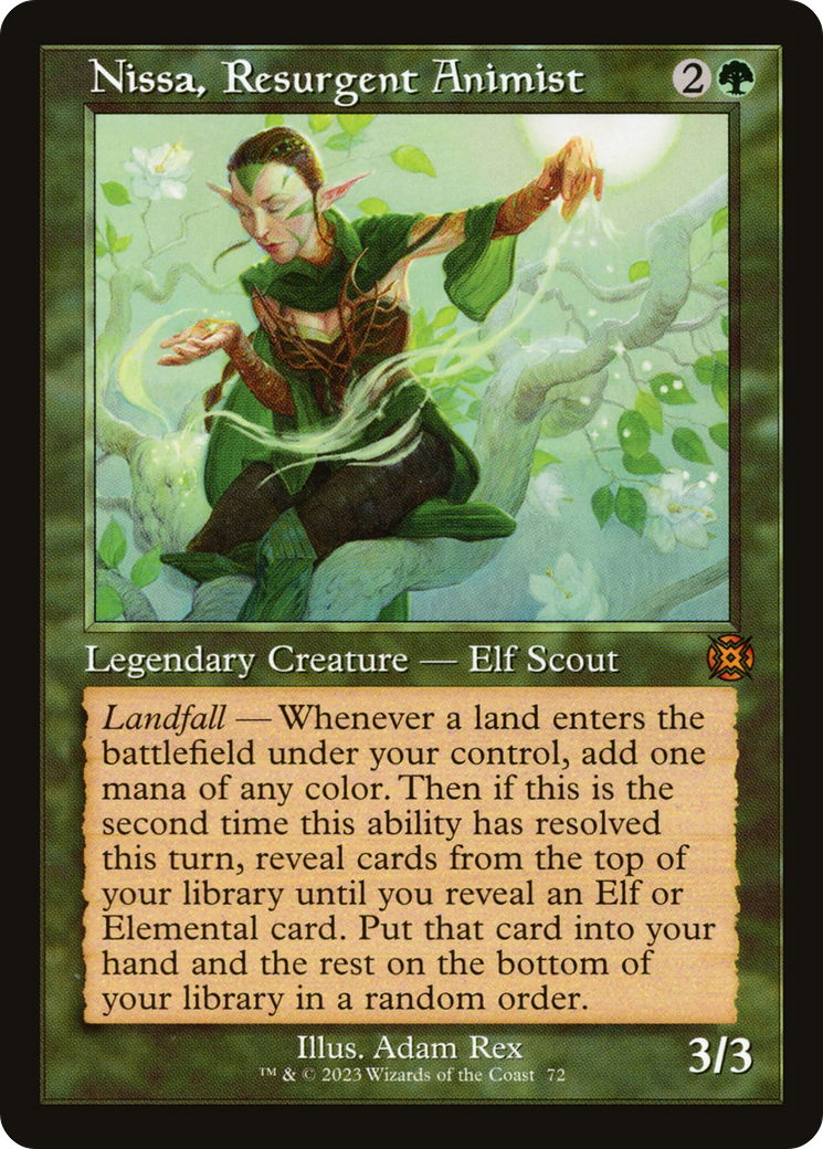 Nissa, Resurgent Animist (Retro) [March of the Machine: The Aftermath] | I Want That Stuff Brandon