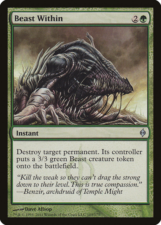 Beast Within [New Phyrexia] | I Want That Stuff Brandon