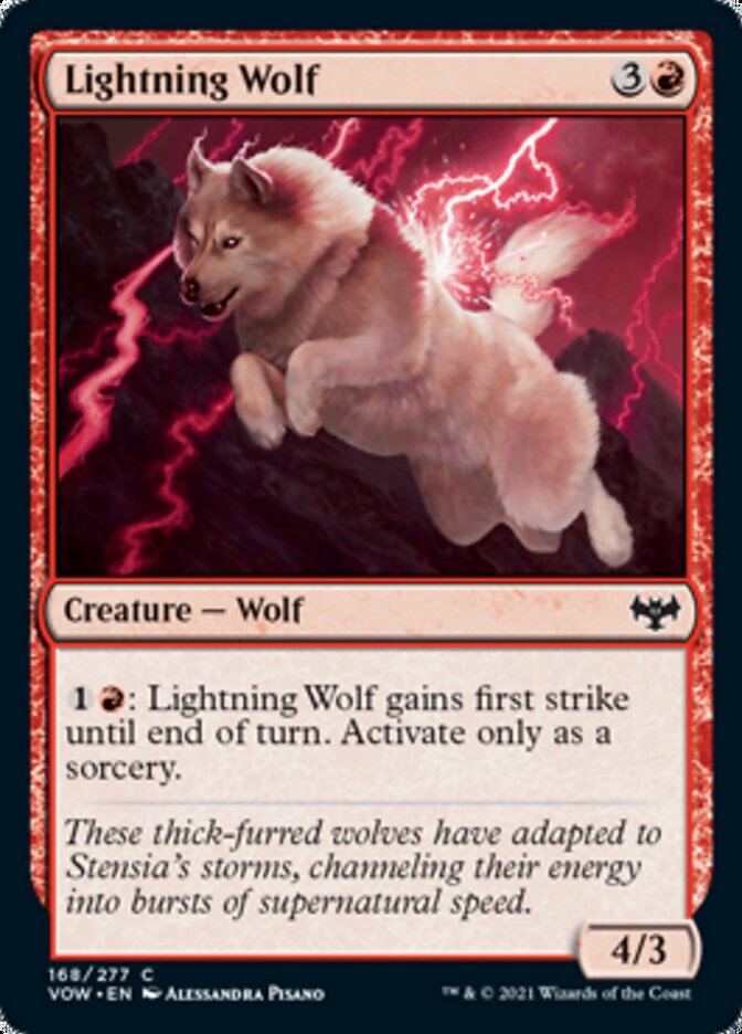 Lightning Wolf [Innistrad: Crimson Vow] | I Want That Stuff Brandon