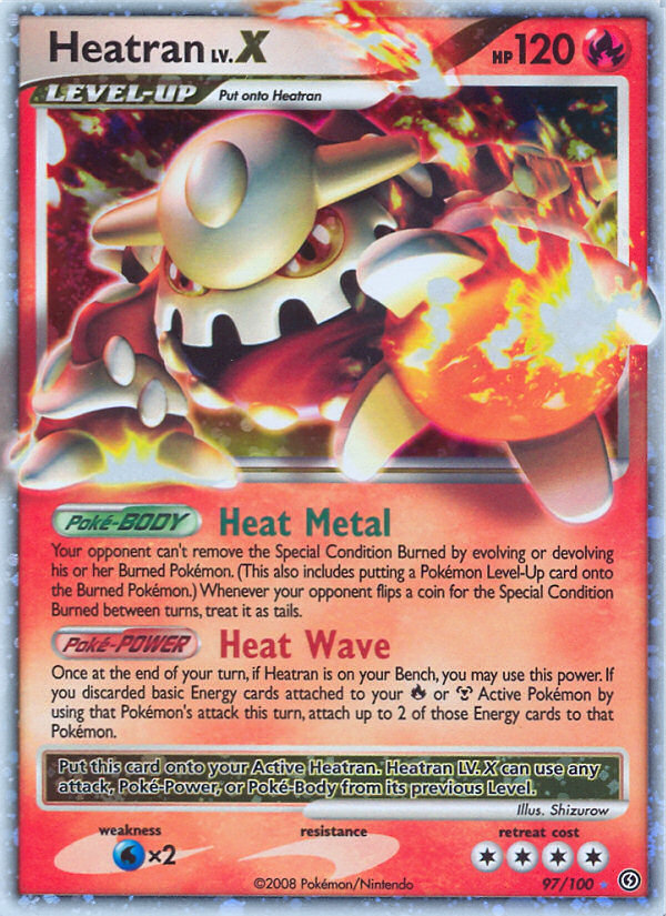 Heatran LV.X (97/100) [Diamond & Pearl: Stormfront] | I Want That Stuff Brandon