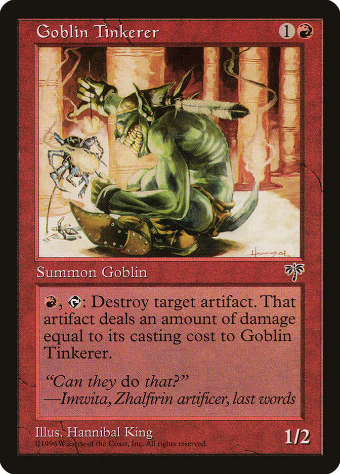 Goblin Tinkerer [Mirage] | I Want That Stuff Brandon