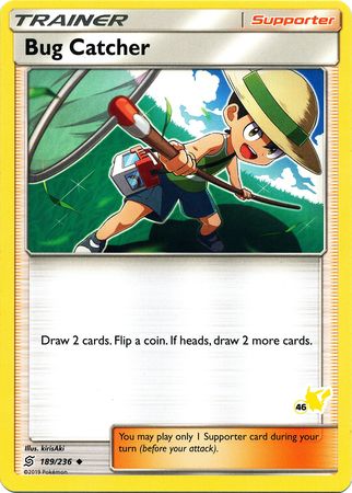 Bug Catcher (189/236) (Pikachu Stamp #46) [Battle Academy 2020] | I Want That Stuff Brandon