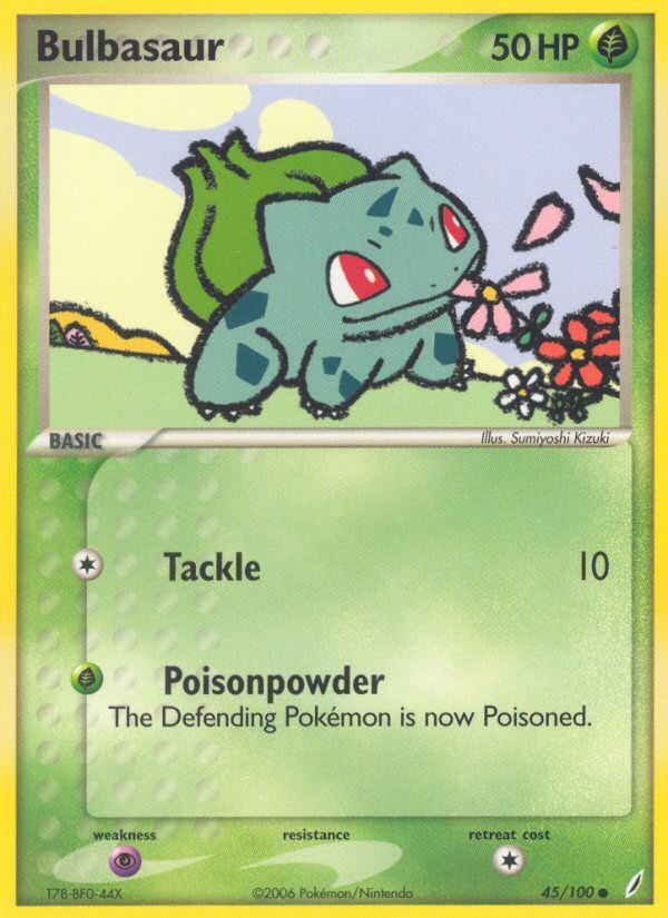 Bulbasaur (45/100) [EX: Crystal Guardians] | I Want That Stuff Brandon