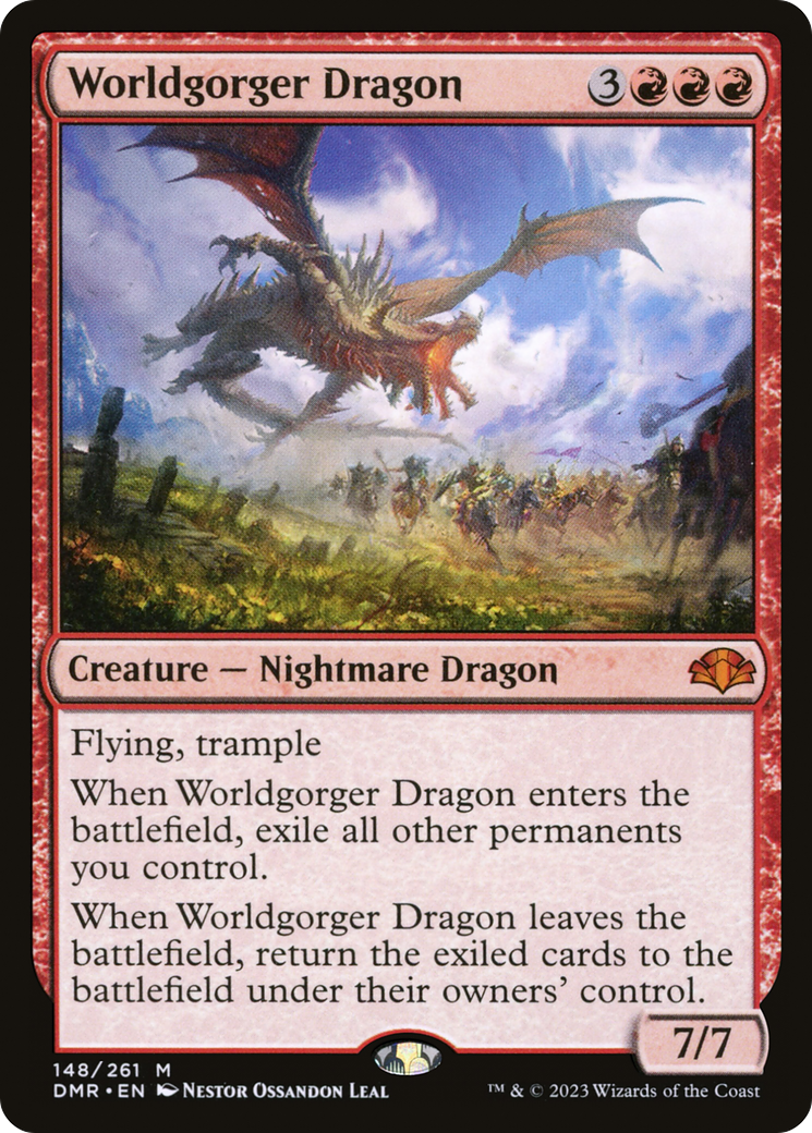 Worldgorger Dragon [Dominaria Remastered] | I Want That Stuff Brandon