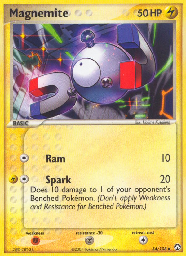 Magnemite (54/108) [EX: Power Keepers] | I Want That Stuff Brandon