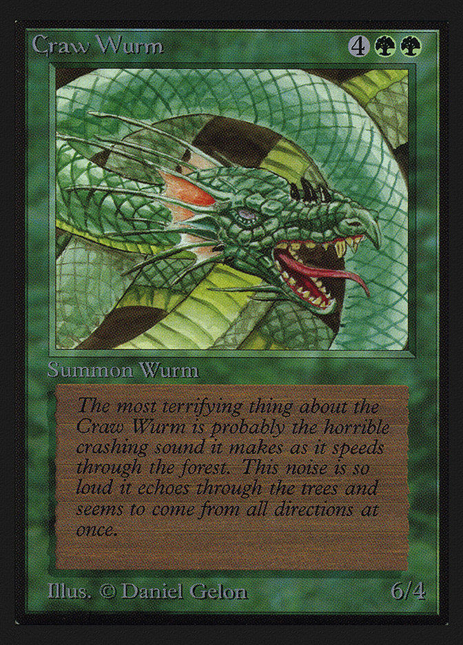 Craw Wurm [Collectors' Edition] | I Want That Stuff Brandon