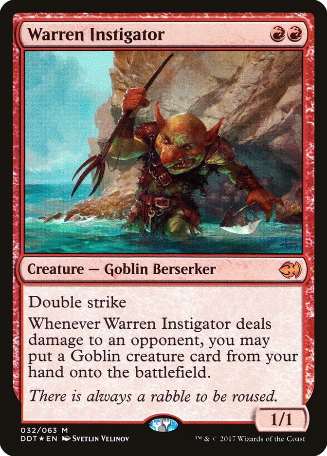 Warren Instigator [Duel Decks: Merfolk vs. Goblins] | I Want That Stuff Brandon
