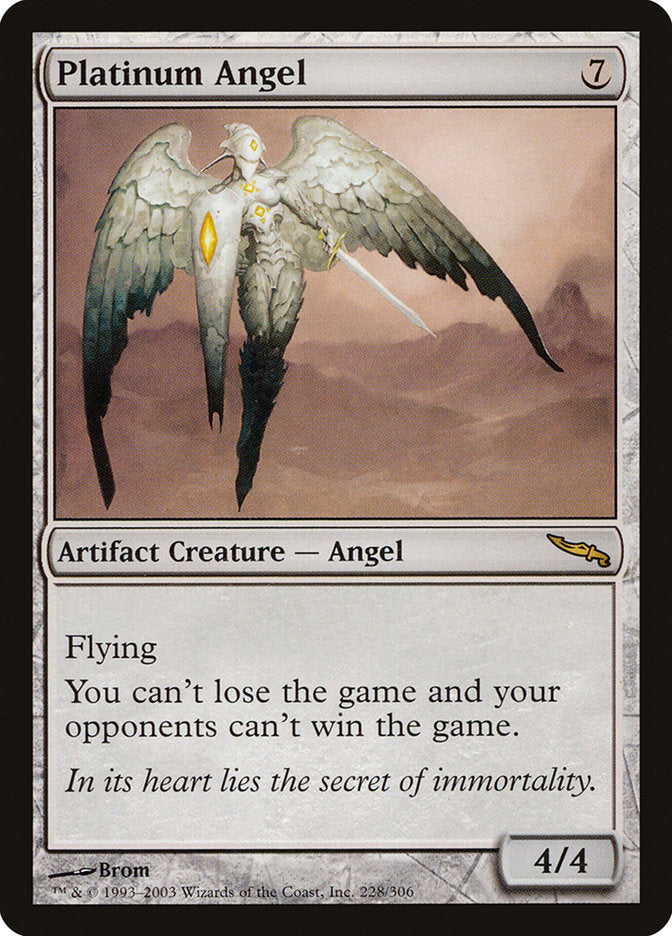 Platinum Angel [Mirrodin] | I Want That Stuff Brandon