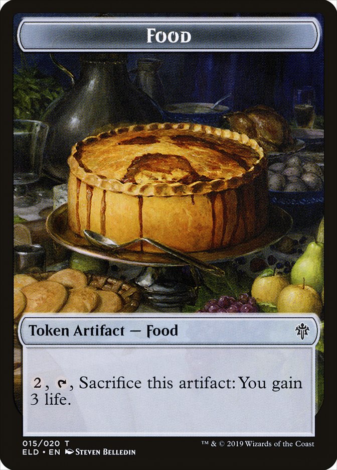 Food Token (015/020) [Throne of Eldraine Tokens] | I Want That Stuff Brandon