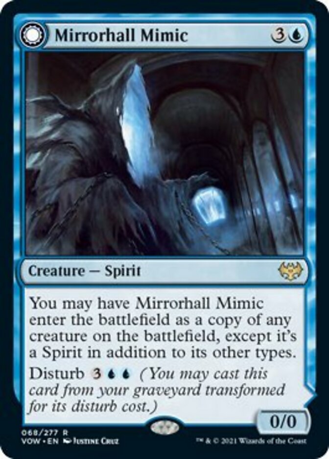 Mirrorhall Mimic // Ghastly Mimicry [Innistrad: Crimson Vow] | I Want That Stuff Brandon