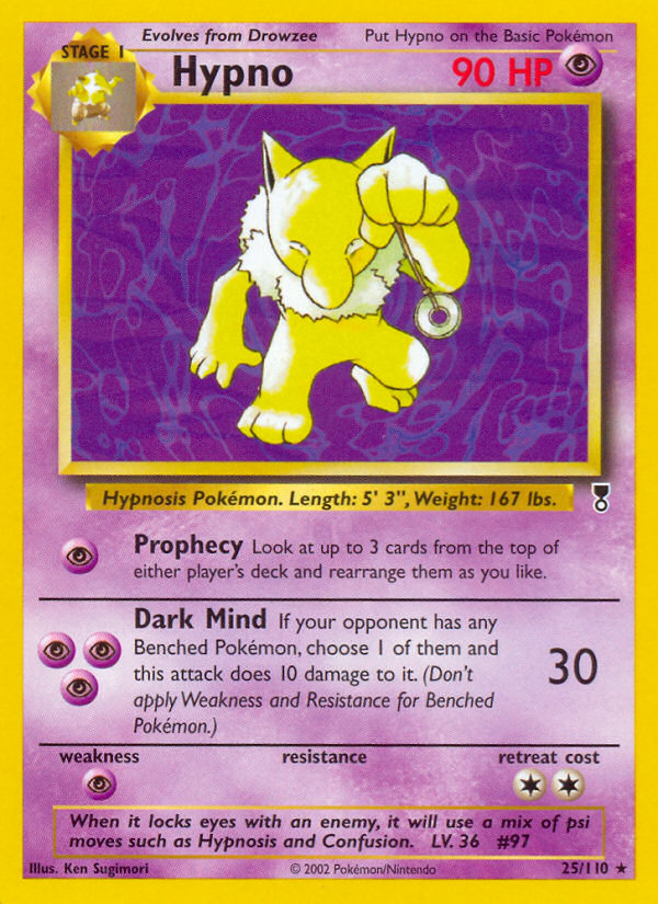 Hypno (25/110) [Legendary Collection] | I Want That Stuff Brandon