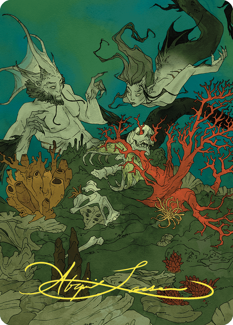 Curiosity Art Card (Gold-Stamped Signature) [Wilds of Eldraine Art Series] | I Want That Stuff Brandon