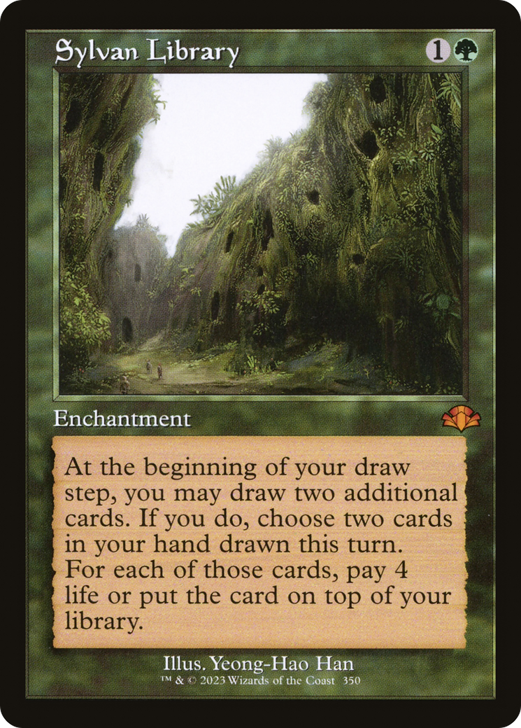 Sylvan Library (Retro) [Dominaria Remastered] | I Want That Stuff Brandon