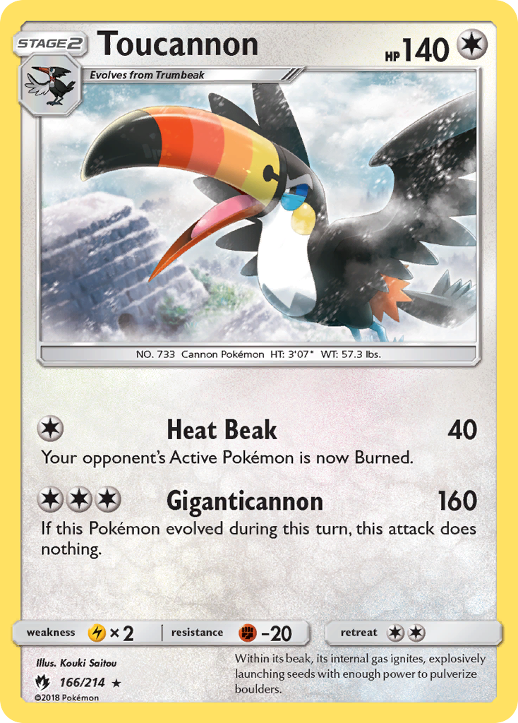 Toucannon (166/214) [Sun & Moon: Lost Thunder] | I Want That Stuff Brandon