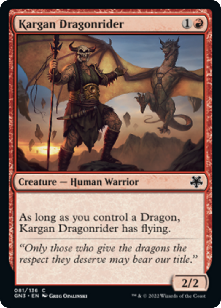 Kargan Dragonrider [Game Night: Free-for-All] | I Want That Stuff Brandon