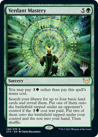 Verdant Mastery (Promo Pack) [Strixhaven: School of Mages Promos] | I Want That Stuff Brandon