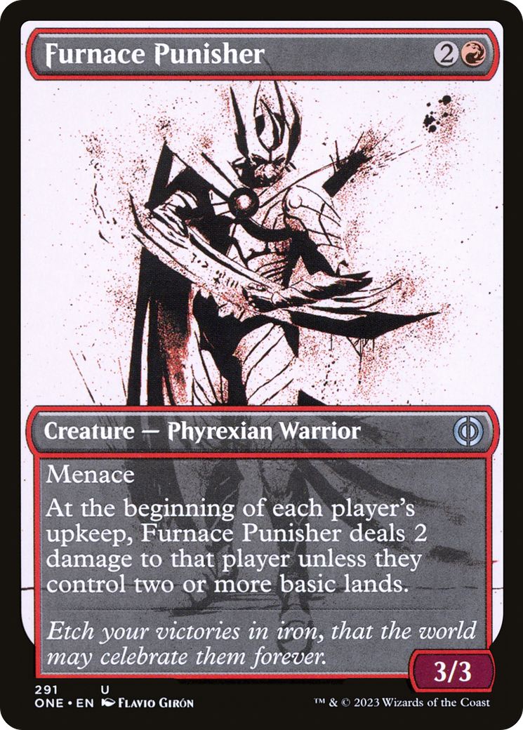 Furnace Punisher (Showcase Ichor) [Phyrexia: All Will Be One] | I Want That Stuff Brandon