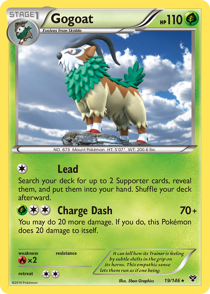 Gogoat (19/146) [XY: Base Set] | I Want That Stuff Brandon