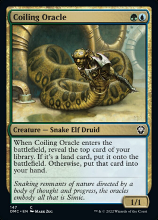 Coiling Oracle [Dominaria United Commander] | I Want That Stuff Brandon