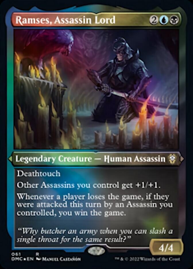 Ramses, Assassin Lord (Foil Etched) [Dominaria United Commander] | I Want That Stuff Brandon