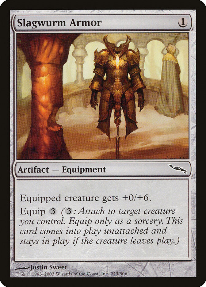 Slagwurm Armor [Mirrodin] | I Want That Stuff Brandon