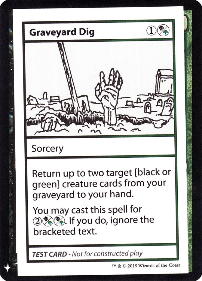 Graveyard Dig [Mystery Booster Playtest Cards] | I Want That Stuff Brandon