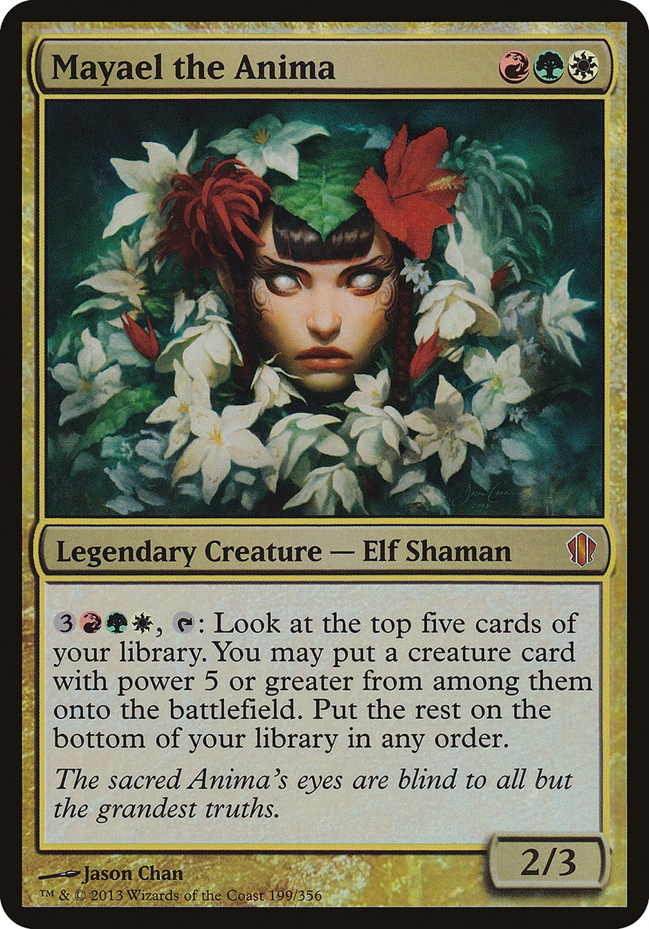 Mayael the Anima (Oversized) [Commander 2013 Oversized] | I Want That Stuff Brandon