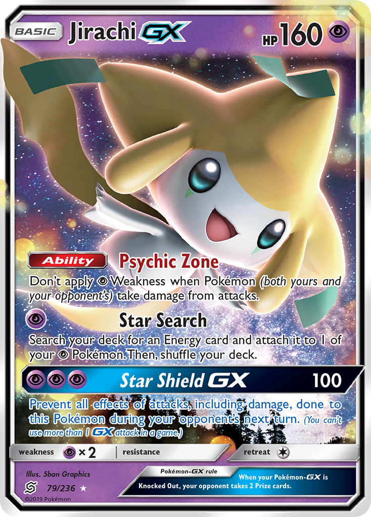 Jirachi GX (79/236) [Sun & Moon: Unified Minds] | I Want That Stuff Brandon