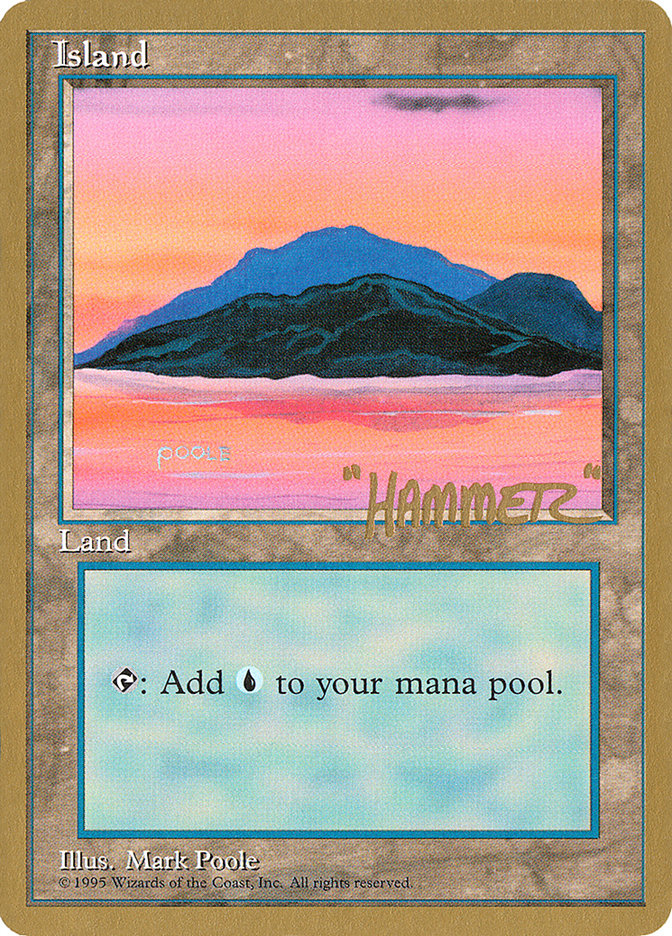 Island (shr369) (Shawn "Hammer" Regnier) [Pro Tour Collector Set] | I Want That Stuff Brandon