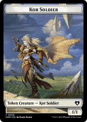 Elemental (0026) // Kor Soldier Double-Sided Token [Commander Masters Tokens] | I Want That Stuff Brandon