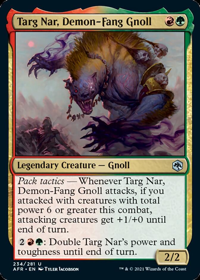 Targ Nar, Demon-Fang Gnoll [Dungeons & Dragons: Adventures in the Forgotten Realms] | I Want That Stuff Brandon