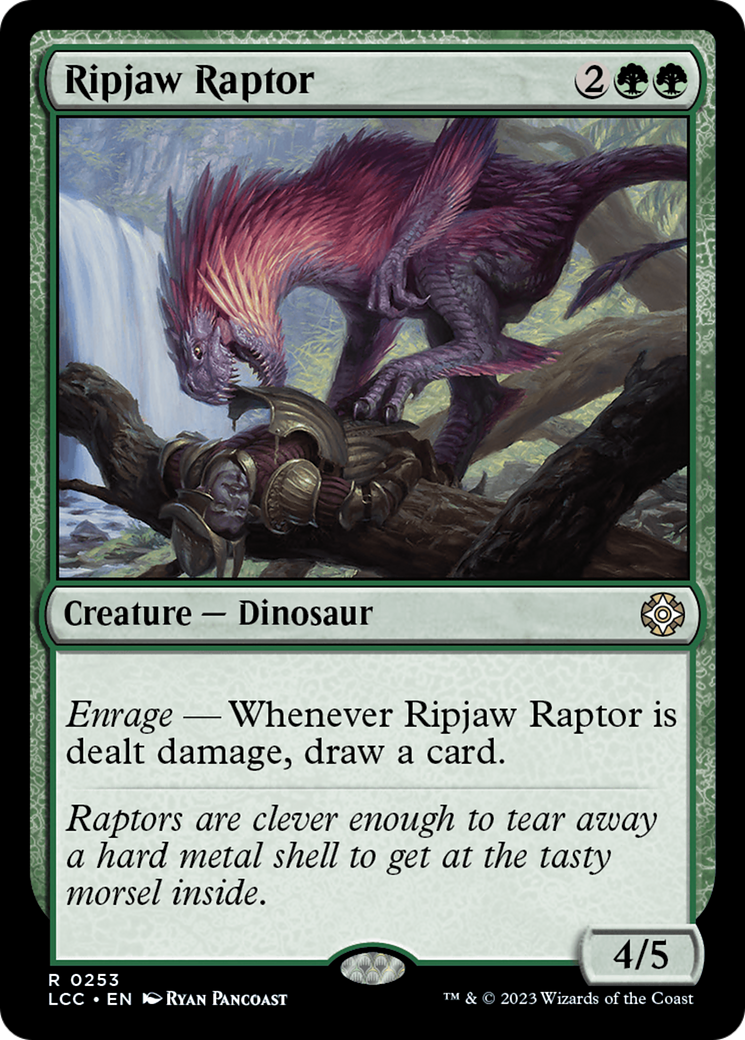 Ripjaw Raptor [The Lost Caverns of Ixalan Commander] | I Want That Stuff Brandon