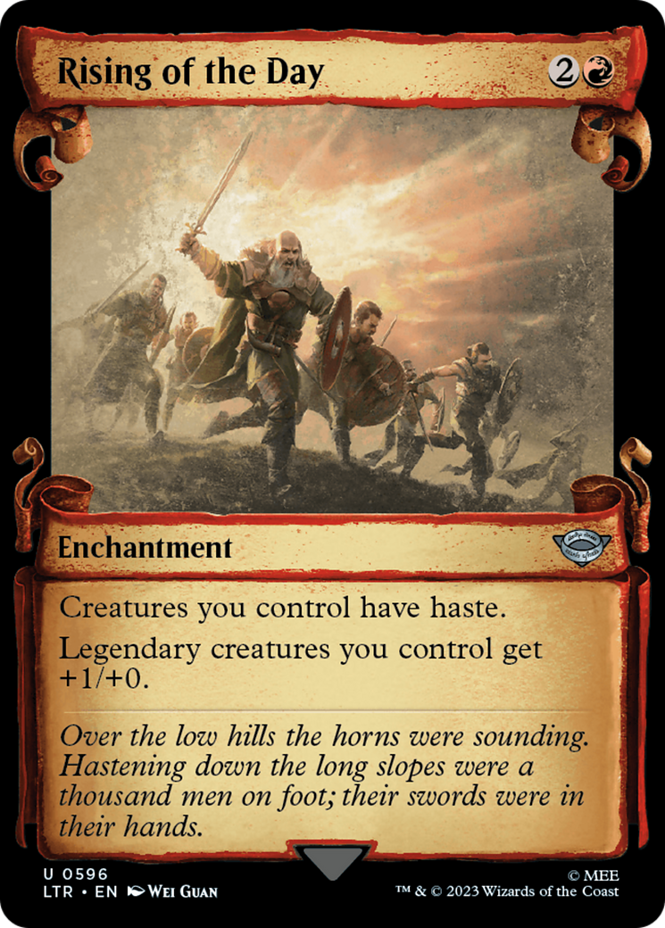 Rising of the Day [The Lord of the Rings: Tales of Middle-Earth Showcase Scrolls] | I Want That Stuff Brandon