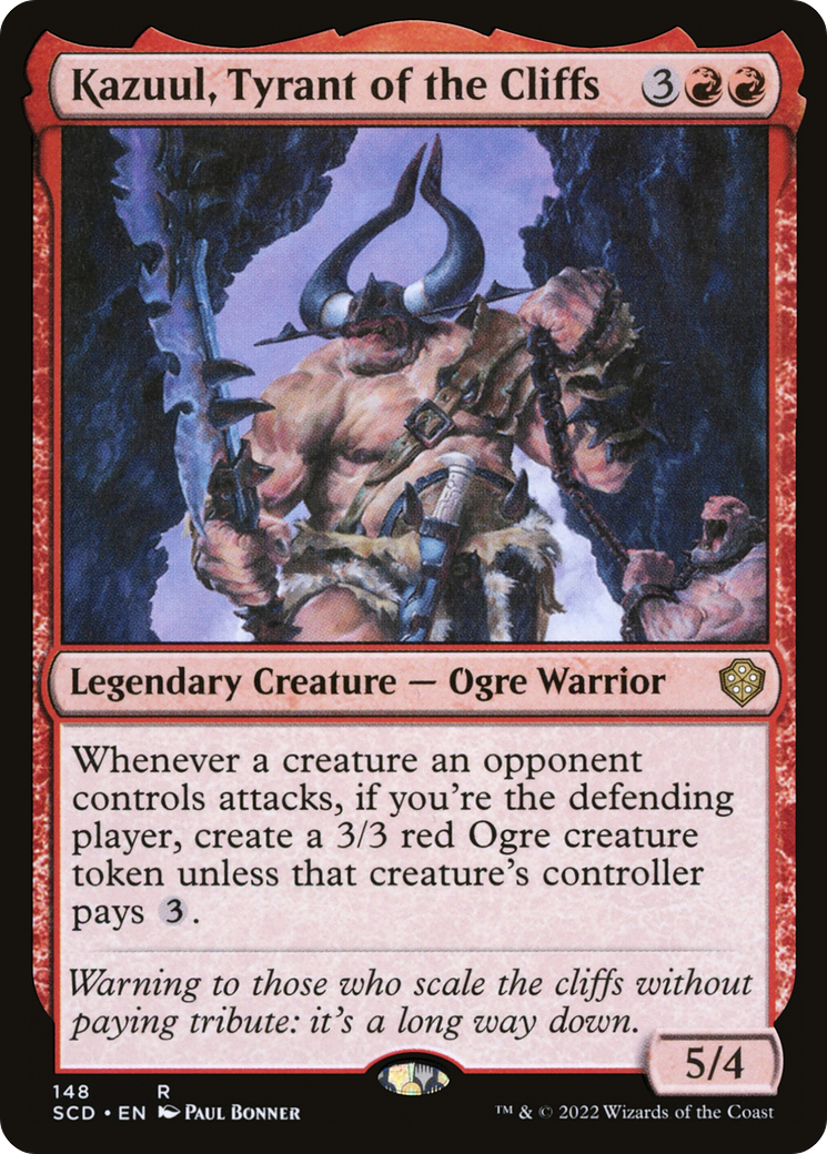 Kazuul, Tyrant of the Cliffs [Starter Commander Decks] | I Want That Stuff Brandon