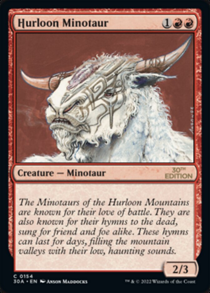 Hurloon Minotaur [30th Anniversary Edition] | I Want That Stuff Brandon