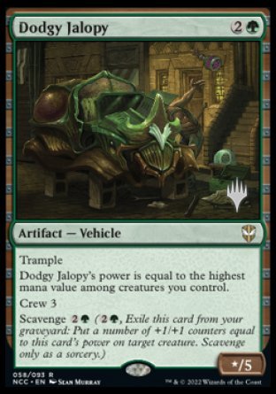 Dodgy Jalopy (Promo Pack) [Streets of New Capenna Commander Promos] | I Want That Stuff Brandon