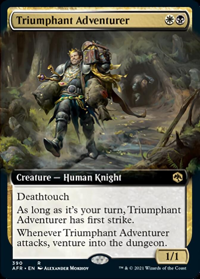 Triumphant Adventurer (Extended Art) [Dungeons & Dragons: Adventures in the Forgotten Realms] | I Want That Stuff Brandon