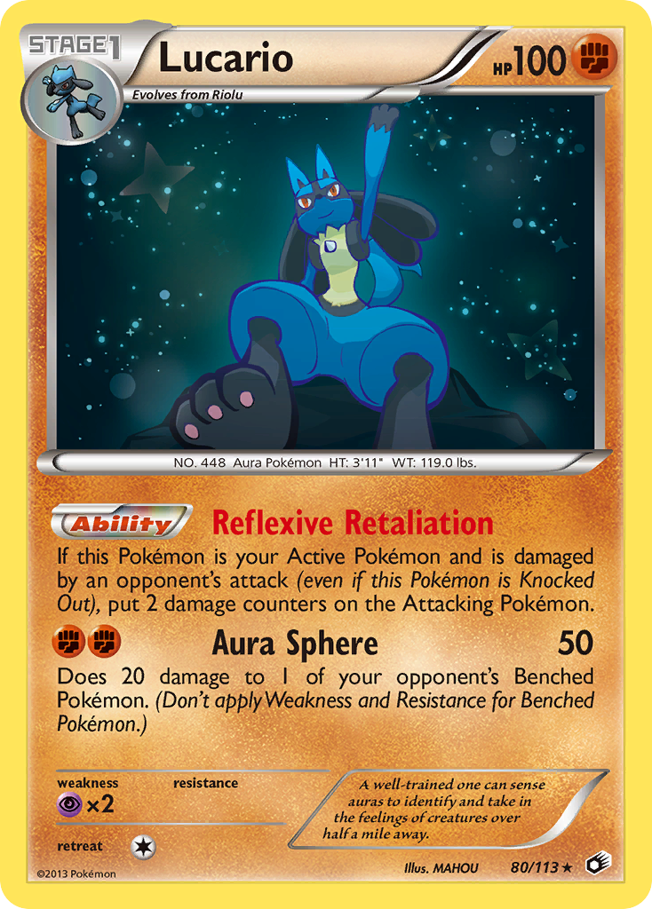 Lucario (80/113) [Black & White: Legendary Treasures] | I Want That Stuff Brandon