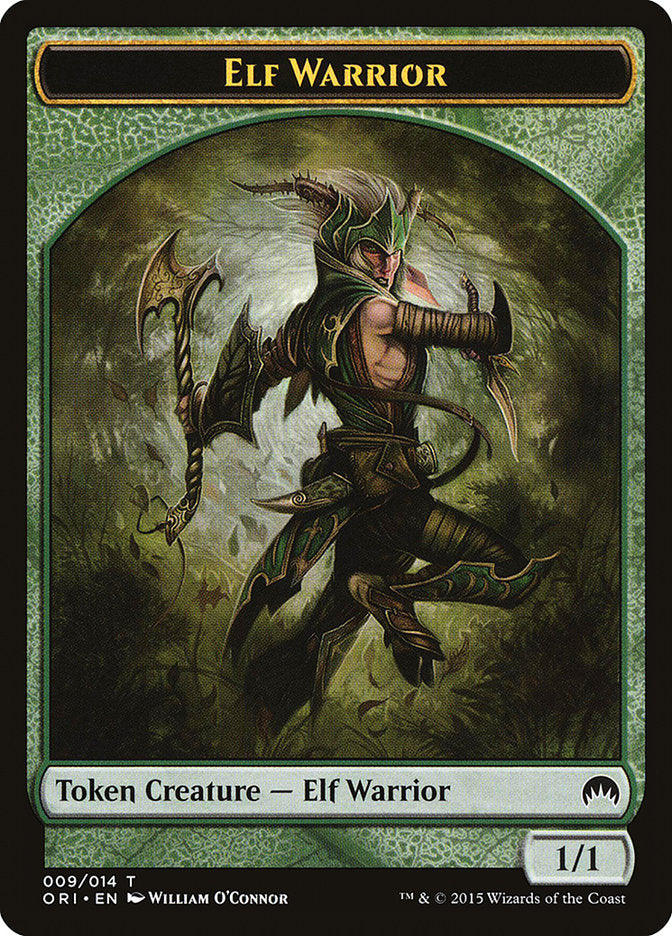 Elf Warrior Token [Magic Origins Tokens] | I Want That Stuff Brandon