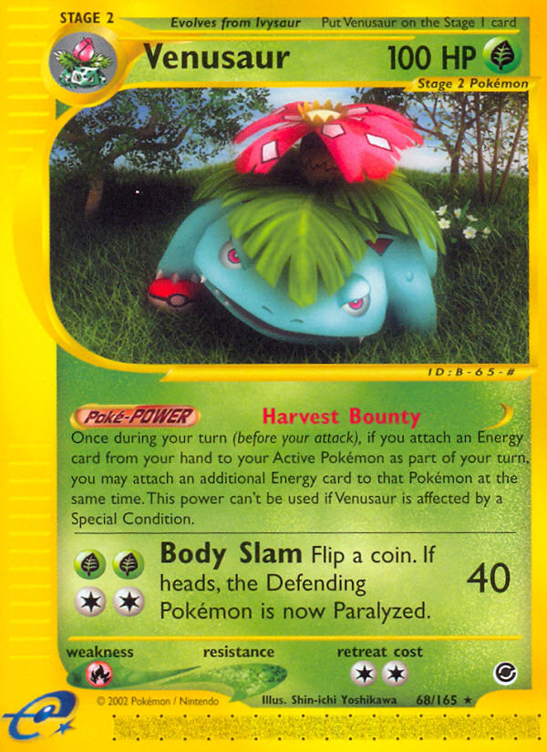 Venusaur (68/165) [Expedition: Base Set] | I Want That Stuff Brandon