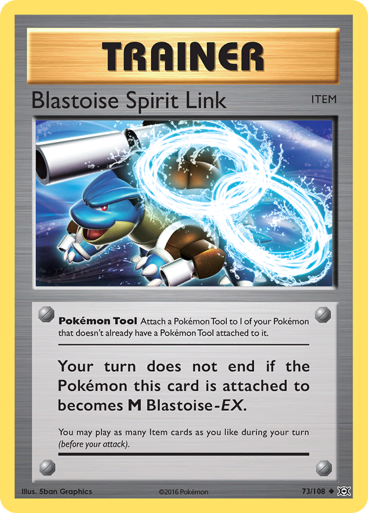 Blastoise Spirit Link (73/108) [XY: Evolutions] | I Want That Stuff Brandon