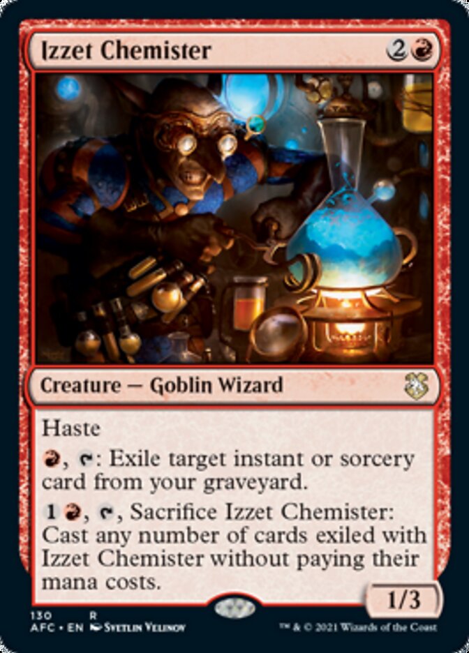 Izzet Chemister [Dungeons & Dragons: Adventures in the Forgotten Realms Commander] | I Want That Stuff Brandon