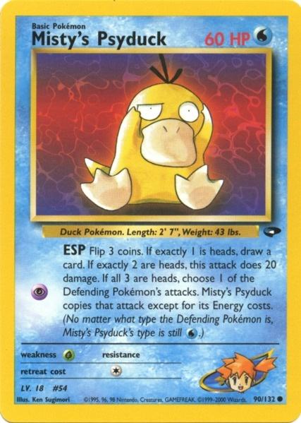 Misty's Psyduck (90/132) [Gym Challenge Unlimited] | I Want That Stuff Brandon