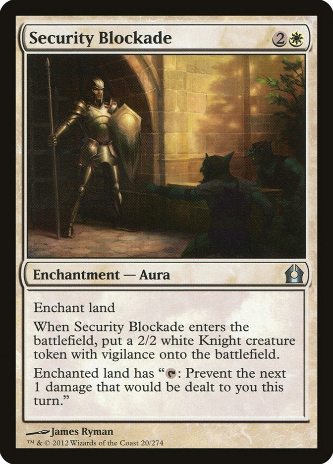 Security Blockade [Return to Ravnica] | I Want That Stuff Brandon