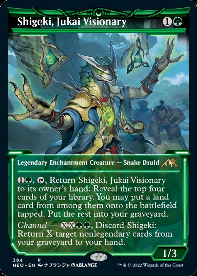 Shigeki, Jukai Visionary (Showcase Ninja) [Kamigawa: Neon Dynasty] | I Want That Stuff Brandon