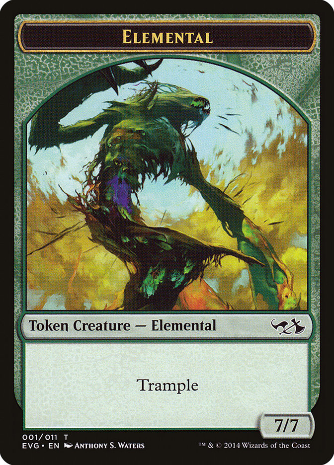 Elemental Token (Elves vs. Goblins) [Duel Decks Anthology Tokens] | I Want That Stuff Brandon